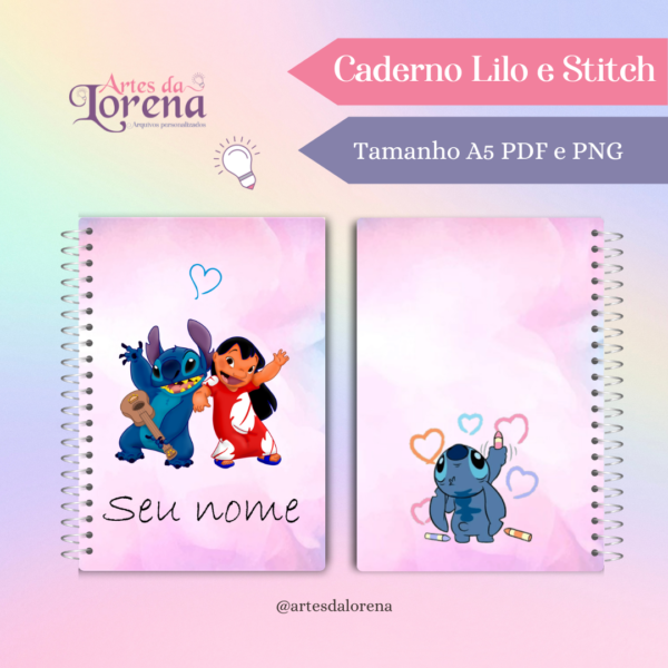 Caderno Lilo e Stitch - Imagem 2