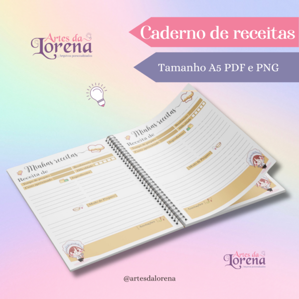 Caderno de receitas - Imagem 2