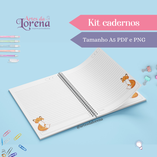 Caderno Pautado - Kit - Imagem 2