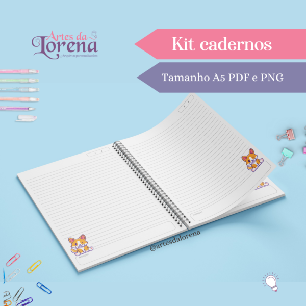 Caderno Pautado - Kit - Imagem 5