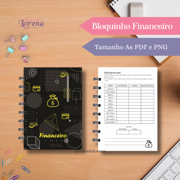 Bloquinho financeiro - Editável - Imagem 2